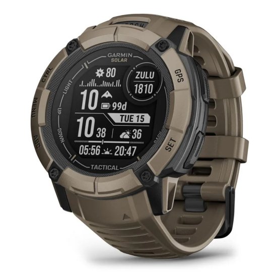 Pametni sat GARMIN Instinct 2X Solar Tactical Edition, HR, GPS, multisport, boja pijeska/boja pijeska