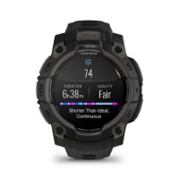Pametni sat GARMIN Instinct 3 Amoled 45mm, GPS, HR, pametne obavijesti, crni