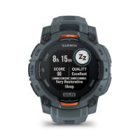 Pametni sat GARMIN Instinct 3 Solar 45mm, GPS, HR, pametne obavijesti, sivi