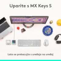 Miš LOGITECH MX Master 4, optički, bežični, BT, bijeli