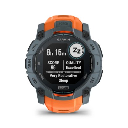 Pametni sat GARMIN Instinct 3 Solar 50mm, GPS, HR, pametne obavijesti, narančasti