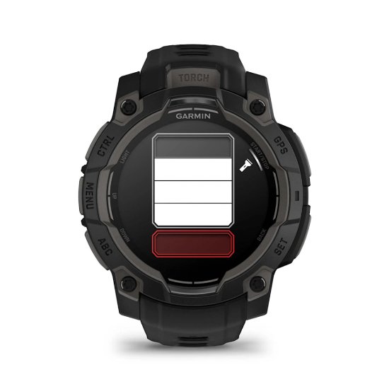 Pametni sat GARMIN Instinct 3 Amoled 45mm, GPS, HR, pametne obavijesti, crni