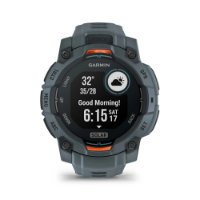Pametni sat GARMIN Instinct 3 Solar 45mm, GPS, HR, pametne obavijesti, sivi