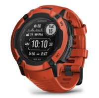 Pametni sat GARMIN Instinct 2X Solar, HR, GPS, multisport, crveni/crveni