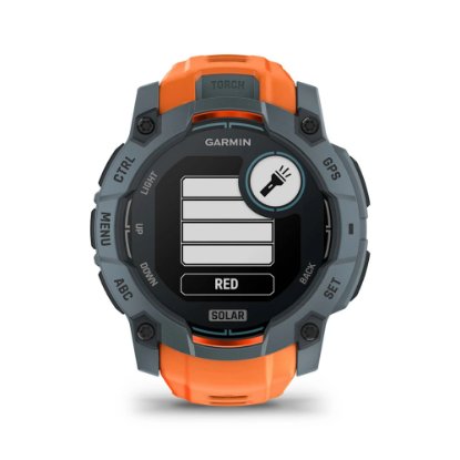Pametni sat GARMIN Instinct 3 Solar 50mm, GPS, HR, pametne obavijesti, narančasti