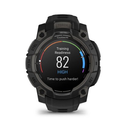 Pametni sat GARMIN Instinct 3 Amoled 45mm, GPS, HR, pametne obavijesti, crni