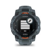 Pametni sat GARMIN Instinct 3 Solar 45mm, GPS, HR, pametne obavijesti, sivi