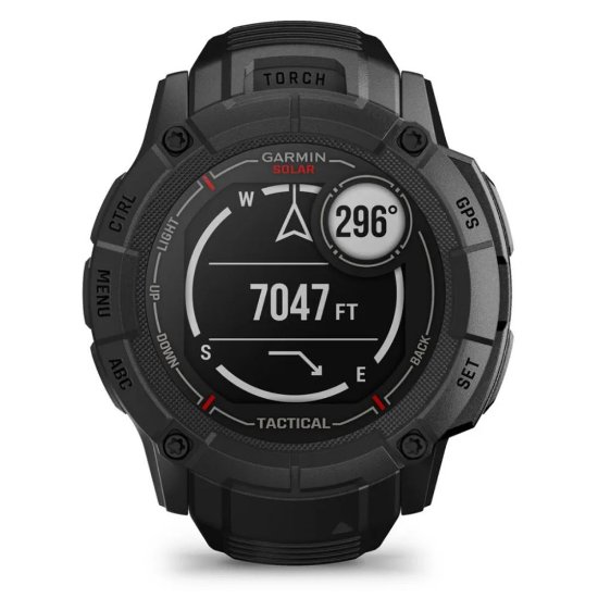 Pametni sat GARMIN Instinct 2X Solar Tactical Edition, HR, GPS, multisport, crno/crni