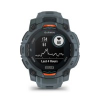 Pametni sat GARMIN Instinct 3 Solar 45mm, GPS, HR, pametne obavijesti, sivi