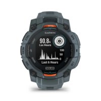 Pametni sat GARMIN Instinct 3 Solar 45mm, GPS, HR, pametne obavijesti, sivi