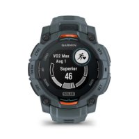 Pametni sat GARMIN Instinct 3 Solar 45mm, GPS, HR, pametne obavijesti, sivi