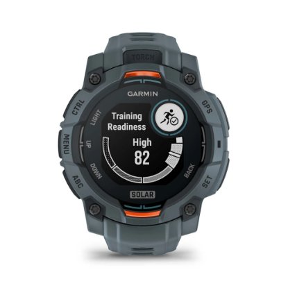 Pametni sat GARMIN Instinct 3 Solar 45mm, GPS, HR, pametne obavijesti, sivi
