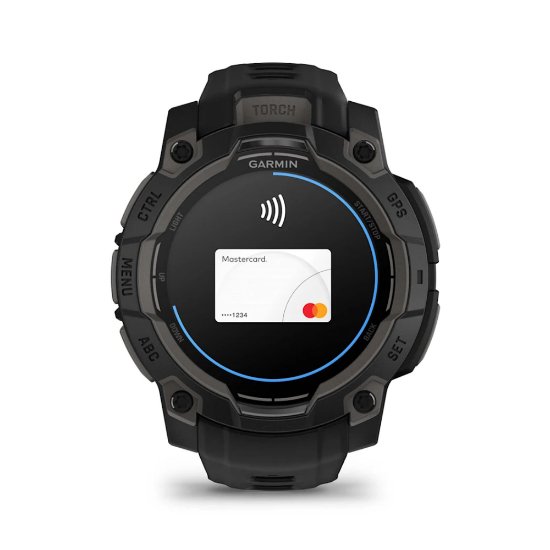 Pametni sat GARMIN Instinct 3 Amoled 45mm, GPS, HR, pametne obavijesti, crni