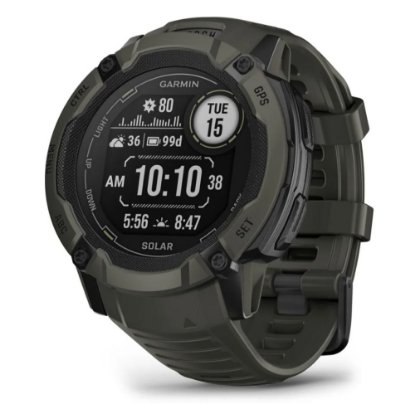 Pametni sat GARMIN Instinct 2X Solar, HR, GPS, multisport, boja mahovine