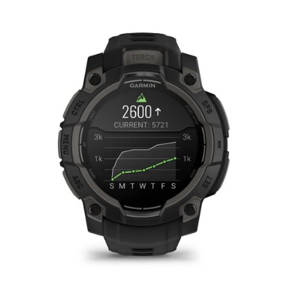Pametni sat GARMIN Instinct 3 Amoled 45mm, GPS, HR, pametne obavijesti, crni