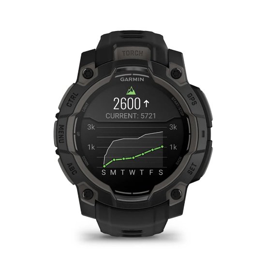 Pametni sat GARMIN Instinct 3 Amoled 45mm, GPS, HR, pametne obavijesti, crni
