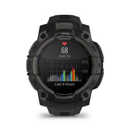 Pametni sat GARMIN Instinct 3 Amoled 45mm, GPS, HR, pametne obavijesti, crni