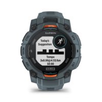 Pametni sat GARMIN Instinct 3 Solar 45mm, GPS, HR, pametne obavijesti, sivi