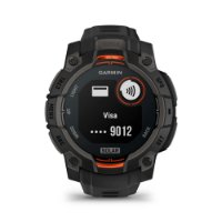 Pametni sat GARMIN Instinct 3 Solar 45mm, GPS, HR, pametne obavijesti, crni