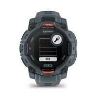 Pametni sat GARMIN Instinct 3 Solar 45mm, GPS, HR, pametne obavijesti, sivi
