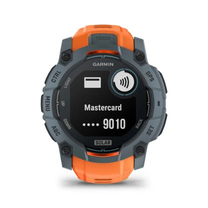 Pametni sat GARMIN Instinct 3 Solar 50mm, GPS, HR, pametne obavijesti, narančasti