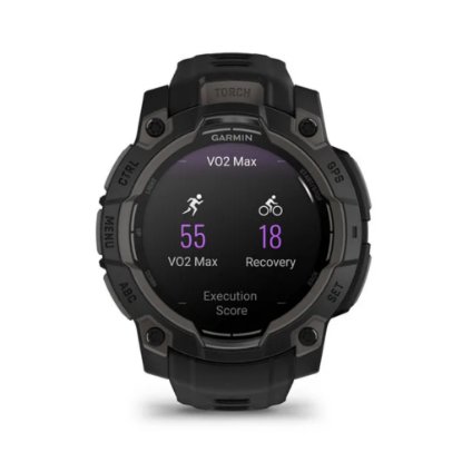 Pametni sat GARMIN Instinct 3 Amoled 45mm, GPS, HR, pametne obavijesti, crni