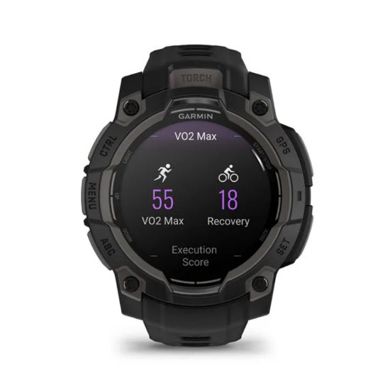 Pametni sat GARMIN Instinct 3 Amoled 45mm, GPS, HR, pametne obavijesti, crni