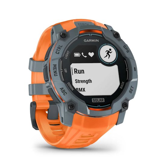 Pametni sat GARMIN Instinct 3 Solar 50mm, GPS, HR, pametne obavijesti, narančasti