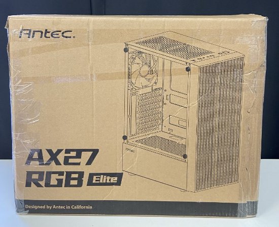 RABLJENI - Kućište ANTEC AX27 RGB Elite, MIDI, ATX, window, crno, bez napajanja