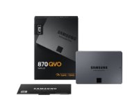 SSD 4TB SAMSUNG 870 QVO Basic, MZ-77Q4T0BW, SATA 3, 2.5", 560/530 MB/s