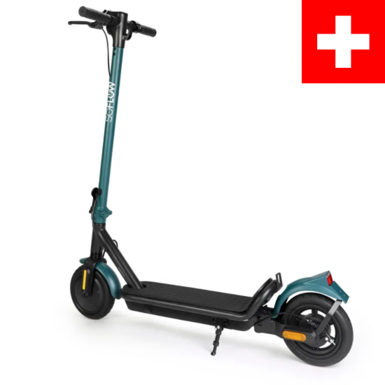 Električni romobil SOFLOW SO2 Zero, autonomija do 20km, brzina 25km/h, kotači 8,5",do 120 kg, crno-plavi