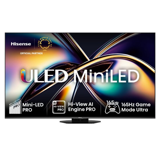 Mini-LED TV 65" HISENSE 65U8Q, Smart TV, 4K UHD, DVB-T2/C/S2, USB, Wi-Fi, BT, crni - energetski razred E