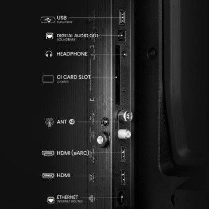 QLED TV 32" HISENSE 32A5Q, Smart TV, FHD, DVB-T2/C/S2, USB, Wi-Fi, crni - energetski razred F