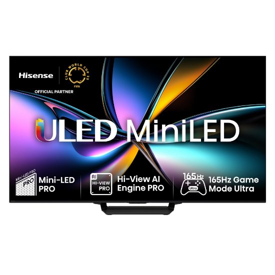 Mini-LED TV 85" HISENSE 85U7Q PRO, Smart TV, 4K UHD, DVB-T2/C/S2, USB, Wi-Fi, BT, crni - energetski razred C