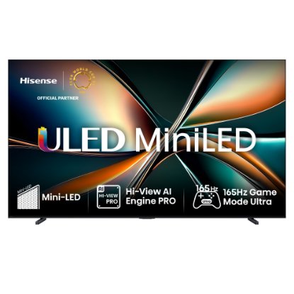 Mini-LED TV 100" HISENSE 100U7Q, Smart TV, 4K UHD, DVB-T2/C/S2, USB, Wi-Fi, BT, crni - energetski razred E