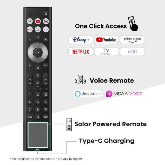 Mini-LED TV 100" HISENSE 100U7Q PRO, Smart TV, 4K UHD, DVB-T2/C/S2, USB, Wi-Fi, BT, crni - energetski razred D