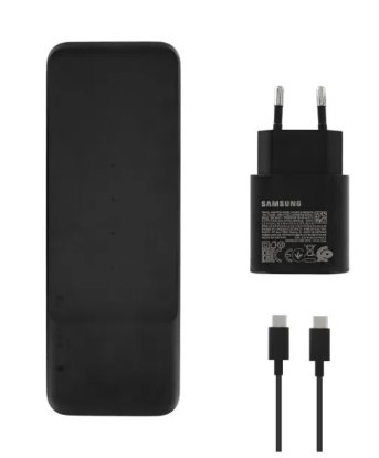 Kućni punjač SAMSUNG Trio EP-P6300TBEGEU, za 2 mobitela ili sat, crni