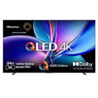 QLED TV 100" HISENSE 100E7Q PRO, Smart TV, 4K UHD, DVB-T2/C/S2, USB, Wi-Fi, BT, crni - energetski razred E