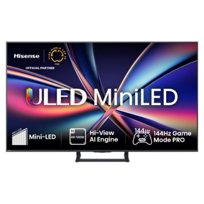 Mini-LED TV 75" HISENSE 75E8Q, Smart TV, 4K UHD, DVB-T2/C/S2, USB, Wi-Fi, BT, crni - energetski razred E