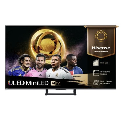 Mini-LED TV 75" HISENSE 75E8Q, Smart TV, 4K UHD, DVB-T2/C/S2, USB, Wi-Fi, BT, crni - energetski razred E