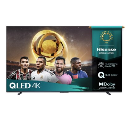 QLED TV 100" HISENSE 100E7Q PRO, Smart TV, 4K UHD, DVB-T2/C/S2, USB, Wi-Fi, BT, crni - energetski razred E