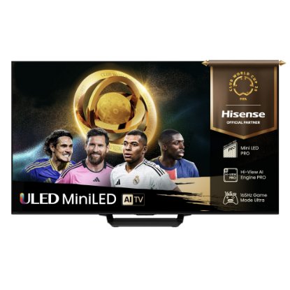 Mini-LED TV 85" HISENSE 85U7Q PRO, Smart TV, 4K UHD, DVB-T2/C/S2, USB, Wi-Fi, BT, crni - energetski razred C