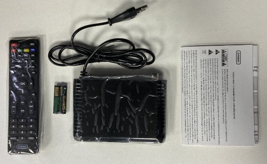 RABLJENI - TV tuner SYNERGY T-202, DVB-T2 HEVC265, SCART, LAN, HDMI, zemaljski, crni