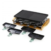 Roštilj električni/Raclette DOMO DO9246G, 1200 W, bambus