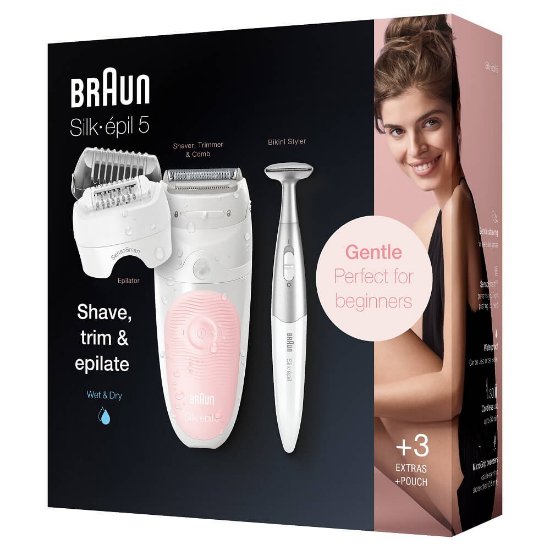 Epilator BRAUN SES 5-820 Silk-epil + Bikini trimer