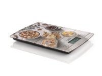 Kuhinjska vaga LAICA KS1034, digitalna, 5 kg, staklo, siva