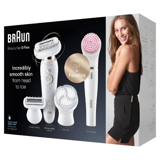 Epilator BRAUN FLEX SES 9100 3D Silk-epil 9, All-in-one