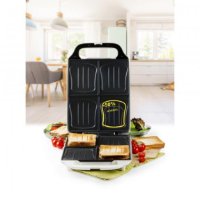 Toster DOMO DO9064C, aparat za sendviče XXL, 1800 W, 4 tosta, bijeli