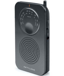 Radio FM džepni MUSE M-01RS, crni