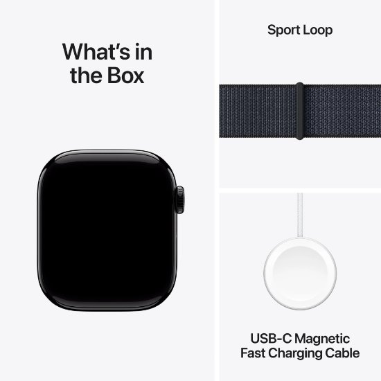 Pametni sat APPLE Watch S10 GPS, 46mm Jet Black Alu Case with Ink Sport Loop